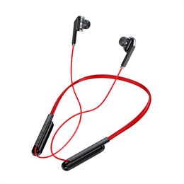 Q18 Wireless Cell Phone Earphones Neck Hanging Style New Sports Stereo Earphone Dual-action Ring Quad-core Four-speaker Headphone Earplug