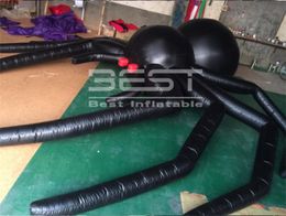 Hanging Inflatable Spider Indoor Decor Halloween Inflated Araneid For Ceiling Building Wall And House Roof Decoration