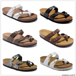 Mayari 805 Arizona Gizeh Birk Hot sell summer Men Women flats sandals Cork slippers unisex casual shoes print mixed colors Size US3-15