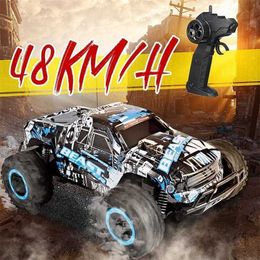 1 20 2WD RC Car Remote Control Off Road Racing Vehicle 2 4Ghz Crawlers Electric Car Children Gifts 211027