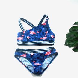 Multi Style Kids Girls Bikini Set 2020 New Print Girls Kids Swimwear Swimsuit Summer Children Biquini Infantil Bathing Suit A369 925 Z2