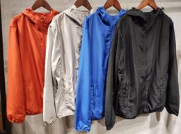 2021Marca uomo primavera e autunno moda casual giacche sottili giacca a vento sportiva traspirante cappotto antivento impermeabile TAGLIA M-3XL