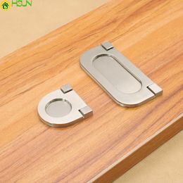 2 pcs Cupboard handle European modern simple wardrobe door high grade drawer hidden zinc alloy