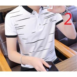 summer loose Japanese printed round neck short-sleeved T-shirt men 210420