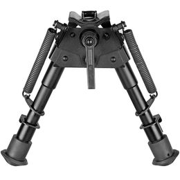 Inch 6-9 Tactical Swivel Bipod Foldable Notched Legs Pivot Tilt with Podloc for Hunting and Shooting