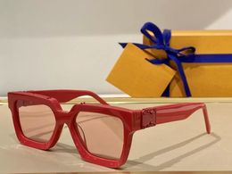 2022 official latest color 96006 fashion sunglasses millionaire square frame high quality classic retro decorative glasses Z1358E temple position without C