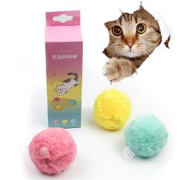 3 PCS Sound Cat Ball Toys Pet Interactive Kitten Toys Catnip Toy SelfPlaying Funny Ball Pet Products Cat Toy for Cats Kitten 211122