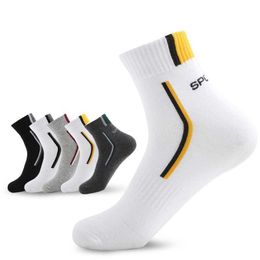 Men's Cotton Socks Casual Men Socks Breathable Spring Summer Deodorant Sports Socks for Male Wholesale X0710
