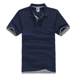 FALIZA New Spring Camisa Polos Shirt Men Design Breathable Cotton Casual Short Sleeve Mens Polos Shirts Plus Size XXXL TX107 210401