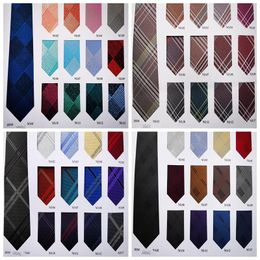 mens red bow tie UK - Bow Ties 100pcs Woven Polyester Mens Fashion Plaid NeckTies - Black Yellow Pink Blue Green Wine Orange Aqua Red Grey Navy Purple Golden