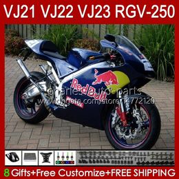 Body For SUZUKI RGV250 SAPC VJ22 RGV-250 Panel 1990 1991 1992 1993 1994 1995 1996 20HC.61 RVG250 VJ 22 RGVT-250 blue yellow RGVT RGV 250CC 250 CC 90 91 92 93 94 95 96 Fairing