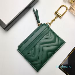 Designer- Women wallet Marmont Card holder as key chain decoration fashion zipper coin purse