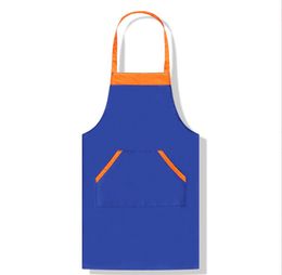 Blank apron Men's and women's household waterproof antifouling fashion apron Custom design logo kitchen advertising aprons