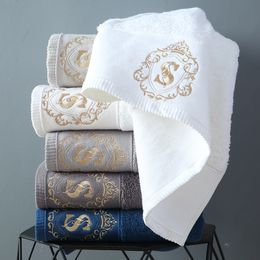 High-grade Cotton Luxury Bathroom Face Bath Towel Soft Five Star Hotel Towels for adults Serviette 80x160cm