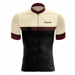 Estate di alta qualità 2022 New Team Men Ralvpha Cycling Jersey Abbigliamento manica corta traspirante Quick Dry Cycle Jersey Abbigliamento H1020