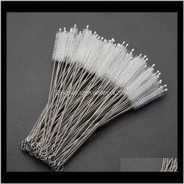 Other Drinkware Kitchen, Dining Bar Home & Garden Drop Delivery 2021 175*30*5Mm 1000 Piece Stainless Steel Wire St Cleaner Sts Cleaning Bottl
