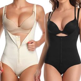 Fajas Reductoras Bodysuit Latex Body Shaper Levanta Cola Post Parto Surgery Girdle Slimming Corset UnderBust Waist Trainer US 211218