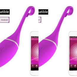 NXY Eggs APP Bluetooth Vibrating Egg Sex Toys for Woman Wireless Remote control Panties Vagina Kegel Ball Couples Shop 1124