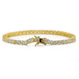Popular Iced Out Jewelry 8inchs/9inchs 925 Sterling Sier Cubic Zircon Gemstone Tennis Bracelet