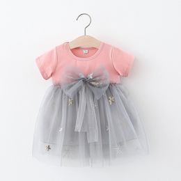 Baby Girl Summer Dress Clothes Princess Toddler Girl Dresses For Newborn Birthday Party tutu Dress Infant Clothing 0-2Y Vestidos Q0716