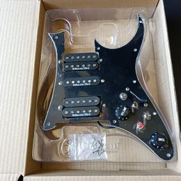 Upgrade Loaded HSH Guitar Pickguard Dimarzioibz Alnico Pickups Set 3 Single Cut Switch 20 Tones More Function For RG Guitar Welding Harness