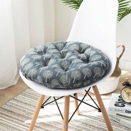 40cm Round Pouffe Tatami Cushion Linen Cotton Seat Pillow Pad Japanese Mattress Cushion/Decorative