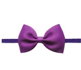 2021 ribbon hair bow with mini Thin Elastic headbands girl hair accessorie 2" bow flower hairs band slender rubber hairs ties fast ship