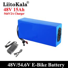 LiitoKala18650 36V 30AH 25AH 20AH 15AH 12AH lithium battery pack electric bicycle battery with 20A BMS+42V charger