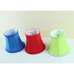Lamp Covers & Shades 2PCS Modern Colour Mini Shades,DIY Fabric Chandelier Wall Covers, Clip On