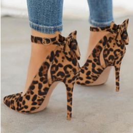 Dress Shoes Fashion Bowknot Women Pointed Toe High Heels Woman Thin Ladies Buckle Strap Female Sexy Pumps Plus Size 34-43