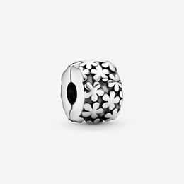 Designer Jewelry 925 Silver Bracelet Charm Bead fit Pandora Bouquet of Flowers Clip Slide Bracelets Beads European Style Charms Beaded Murano