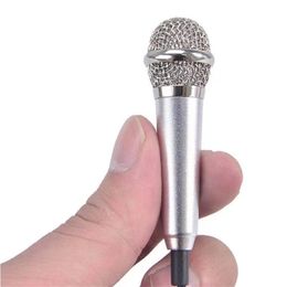 MINI Jack 3.5mm Studio Lavalier Professional Microphone Handheld Mic for Mobile Phone Computer Karaoke HT001 high quality