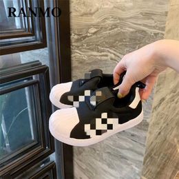 Children's Shoes For Girls Shell Toe Kids Sneakers Baby Boys Sports Shoes Lightweight Running Shoes With Soft Sole G1025