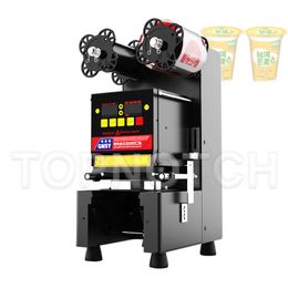 Full Automatic Kitchen Cup Sealer Bubble Tea Machine Milk Coffee Sealing Equipment