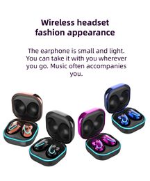 intelligent led digital display power, touch control of tws bluetooth 5.1 earphone, breathing light headset earbuds
