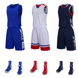 sport-kits shirts Rabatt Männer T-Shirts Benutzerdefinierte Männer Basketball Uniformen Kits, Sport Shorts, Wettbewerb Sportbekleidung, Schnellgetrockneter Anzug