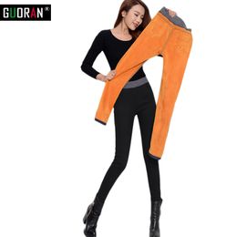 High Waist Jeans winter women jeans pants plus size 26-34 thick warm fleece ladies skinny trousers leggings female pantalon 210519