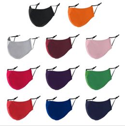 3-layer cotton mask adult men and women breathable black washable anti-haze PM2.5 pure cotton cloth masks