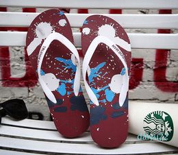 2022 Summer Pysters Beach Sandali piatti per interni Pantofole Pantofole Casa Flip flops Uomo Donna Sandalo con scatola