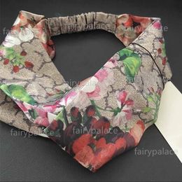 Top quality Elastic Headband For men and Women 2021 Letter Sequins design Green red flower Hair bands Womens Girl Retro Turban Headwraps gift