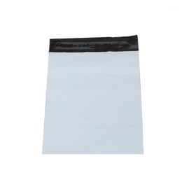 100Pcs/pack Grey Plastic Poly Envelope Mailer Courier Adhesive Bags Self-seal Storage O0A8