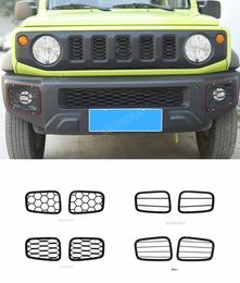 Iron Car Front Fog Lamp Decoration Cover For Suzuki Jimny 19+ Auto Exterior Accessories