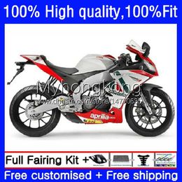 Injection Fairings For Aprilia RSV 1000 R RSV1000R Mille 13No.22 RSV-1000 RSV1000 R RR 09 10 11 12 13 14 15 White red new RSV1000RR 2009 2010 2011 2012 2013 2014 2015 Body