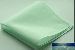 20pcs Solid Colour Hankerchiefs 100 %Cotton Handkerchiefs Women Men 28cm *28cm Plain Diy Print Draw Hankies LZ0694
