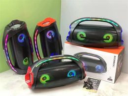 BOOMBOX 2 Speaker Portable Wireless Bluetooth Speakers 4 Colours with LED Light BOOMBOX2 Loudspeaker X1203A 5pcs