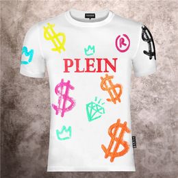 PLEIN BEAR T SHIRT Mens Designer Tshirts Rhinestone Skull Men T-shirts Classical High Quality Hip Hop Streetwear Tshirt Casual Top Tees PB 16077