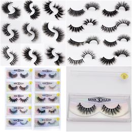 3D Fuax Mink Eyelashes Reusable Lash Wholesale 5D Curl Natural Looking False Lashes Full Strip Soft Individual Fake Eyelash In Bulk Eye Makeup Extension