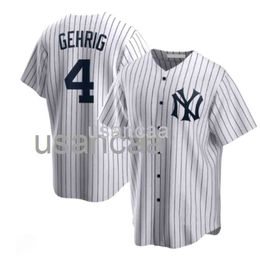 Men Women kids Lou Gehrig Jersey White baseball Professional Custom Jerseys XS-5XL 6XL