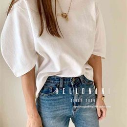 Long Sleeve Funny T Shirt Women White Harajuku Feminina Summer Tees Casual Cotton T-Shirt Vintage Slim Tops 210722