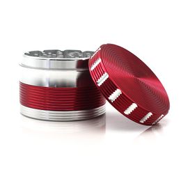 Three Colour metal ginder 63mm four layer tobacco grinder for smoking teeth grinders fit dry herb